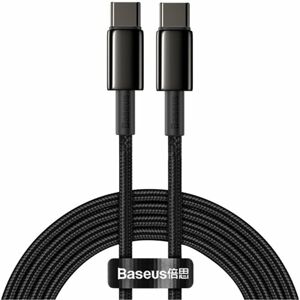 Baseus Tungsten Gold kabel USB-C/USB-C 100W 2m černý