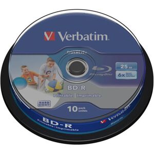 VERBATIM BD-R SL Datalife HTL (10 ks) Blu-Ray/Spindle/6x/25GB