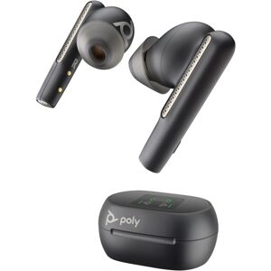 Poly Voyager Free 60+ bezdrátová sluchátka + BT700A adaptér + dotykové nabíjecí pouzdro, černá