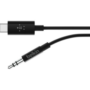 Belkin USB-C kabel s audio kabelem 0,9m černý