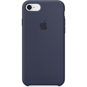 Apple silikonový kryt iPhone 8 / 7 půlnočně modrý