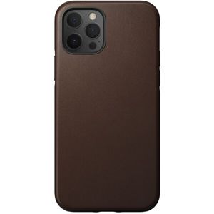 Nomad Rugged Leather MagSafe kryt Apple iPhone 12/12 Pro hnědý