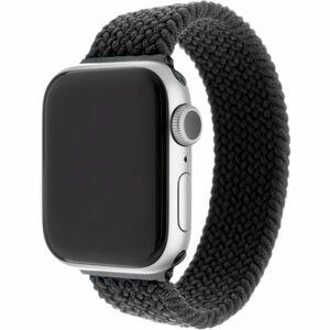FIXED provlékací nylonový řemínek Apple Watch 38/40/41mm S černý