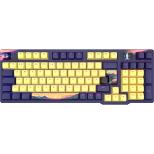Dark Project 98 Sunset mechanická klávesnice fialovožlutá (DE)
