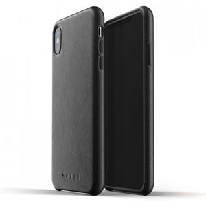 Mujjo Full Leather pouzdro iPhone XS Max černé