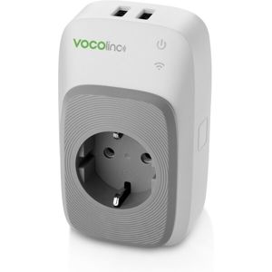 Vocolinc PM5 Smart adapter, 2x USB port + night light