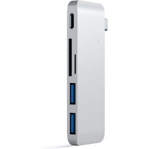 Satechi Passthrough USB hub pro MacBook 12" stříbrný