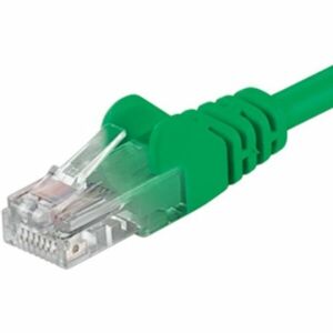PremiumCord Patch kabel UTP RJ45-RJ45 level 5e zelený 3m