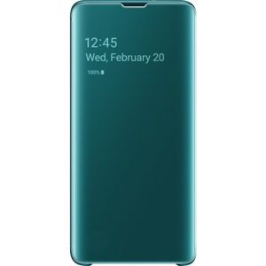 Samsung EF-ZG973CG Clear View flipové pouzdro Galaxy S10 zelené