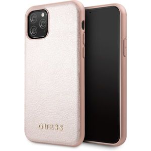 Guess Iridescent GUHCN58IGLRG kryt iPhone 11 Pro růžový