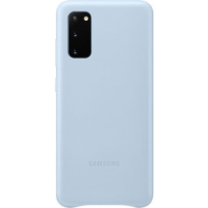 Samsung EF-VG980LL kožený zadní kryt Galaxy S20 modrý