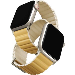 UNIQ Revix Premium Edition řemínek pro Apple Watch 41/40/38mm Canary (žlutý/béžový)