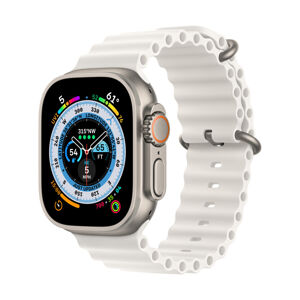 Apple Watch 49/45/44mm bílý oceánský řemínek