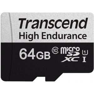 Transcend 64GB microSDXC 350V High Endurance paměťová karta