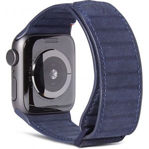 Decoded Traction kožený řemínek Apple Watch 40/38 mm modrý