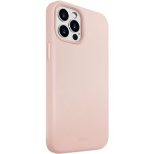 UNIQ Lino Hue Antimicrobial iPhone 12 Pro Max růžový