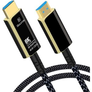 PremiumCord Ultra High Speed HDMI 2.1 optický fiber kabel 8K@60Hz, 20m zlacené