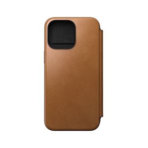 Nomad Modern Leather Folio iPhone 15 Pro Max english tan