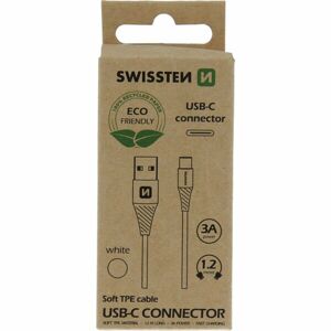 SWISSTEN datový kabel USB/USB-C 1,2M bílý (ECO BALENÍ)