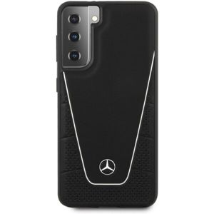 Mercedes Dynamic Leather kryt Samsung Galaxy S21 černý