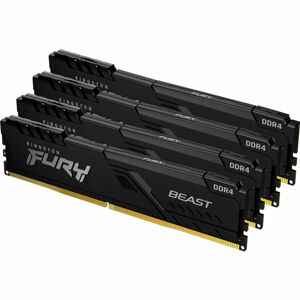 Kingston FURY Beast 128GB 3200MHz DDR4 CL16 DIMM (4x32GB) Black