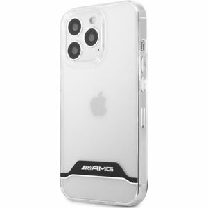 AMG PC/TPU White Stripes Kryt iPhone 13 Pro čirý