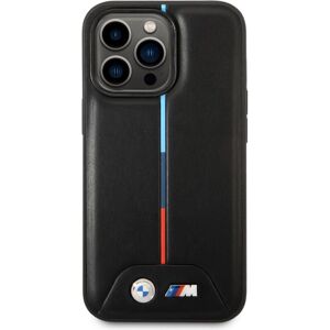 BMW M Tricolor Stripe kryt iPhone 14 Pro Max černý