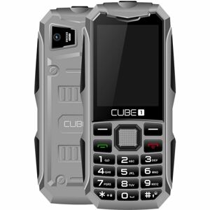 CUBE1 X100 odolný tlačítkový telefon šedý