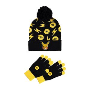 Dárkový set čepice a rukavice Pokémon - Pikachu