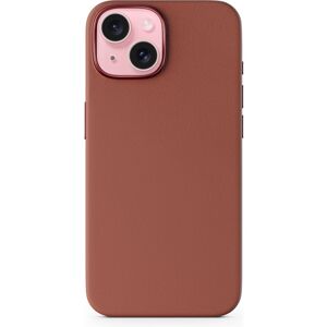 Epico Mag+ Leather Case iPhone 15 hnědá