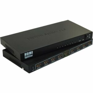 PremiumCord HDMI rozbočovač 8 portů černý