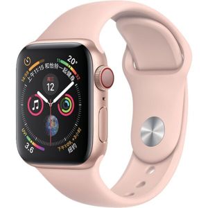 COTEetCI silikonový sportovní řemínek Apple Watch 38/40/41mm světle růžový