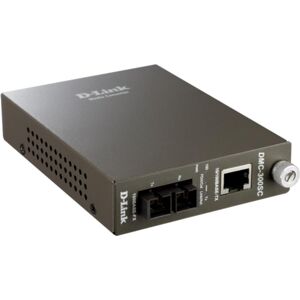 D-Link 10/100 to 100BaseFX (SC) Multimode Media Converter (2 km)