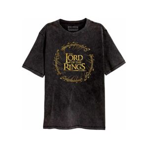 Tričko Lord of the Rings - Gold Foil Logo S