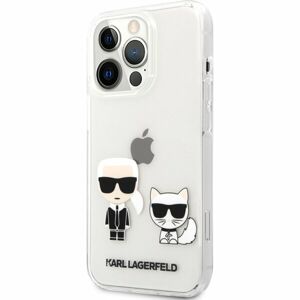 Karl Lagerfeld Ikonik Cover iPhone 13 Pro Max čirý