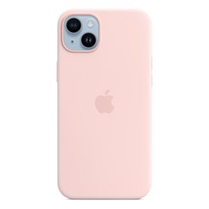 Apple silikonový kryt s MagSafe na iPhone 14 Plus křídově růžový