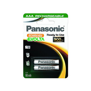 Panasonic EVOLTA (Ready to Use) AAA nabíjecí baterie 900mAh (2ks)