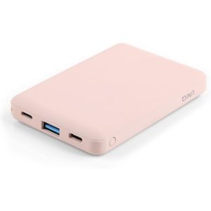 UNIQ Fuele Mini 8000mAH USB-C PD powerbanka světle růžová