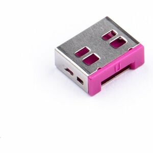 SMARTKEEPER Basic USB Port Lock 6 - 1x klíč + 6x záslepka růžová