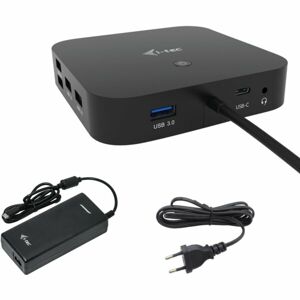 i-tec USB-C HDMI DP Docking Station with Power Delivery 100 W + i-tec Universal Charger 112W