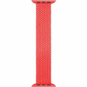 Tactical pletený převlékací řemínek Apple Watch 38/40/41mm červený S