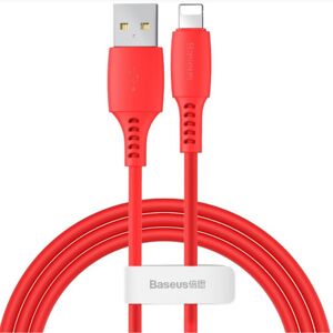 Baseus Colorful USB-A/Lightning kabel (2,4A) červený