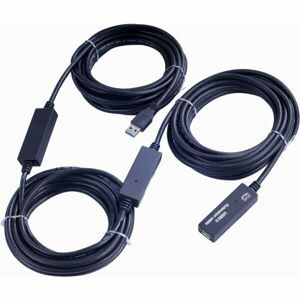 PremiumCord USB 3.0 A/M-A/F repeater a prodlužovací kabel 15m