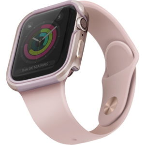 UNIQ Valencia kovové pouzdro Apple Watch Serie 4/5 (40mm) světle růžové