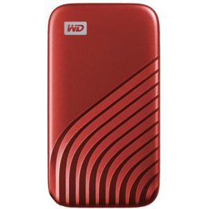 WD My Passport externí SSD 500GB červený