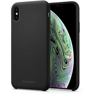 Spigen Silicone Fit kryt Apple iPhone XS/X černý