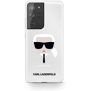Karl Lagerfeld PC/TPU Head kryt Samsung Galaxy S21 Ultra čirý