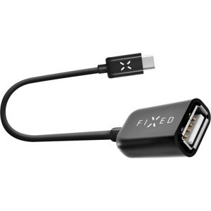 FIXED USB Type-C OTG adapter černý (eko-balení)