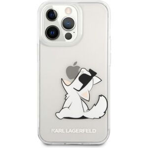 Karl Lagerfeld PC/TPU Choupette Eat kryt iPhone 14 Pro čirý