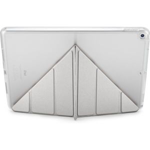 Pipetto Metallic Origami TPU pouzdro Apple iPad 10,2" stříbrné